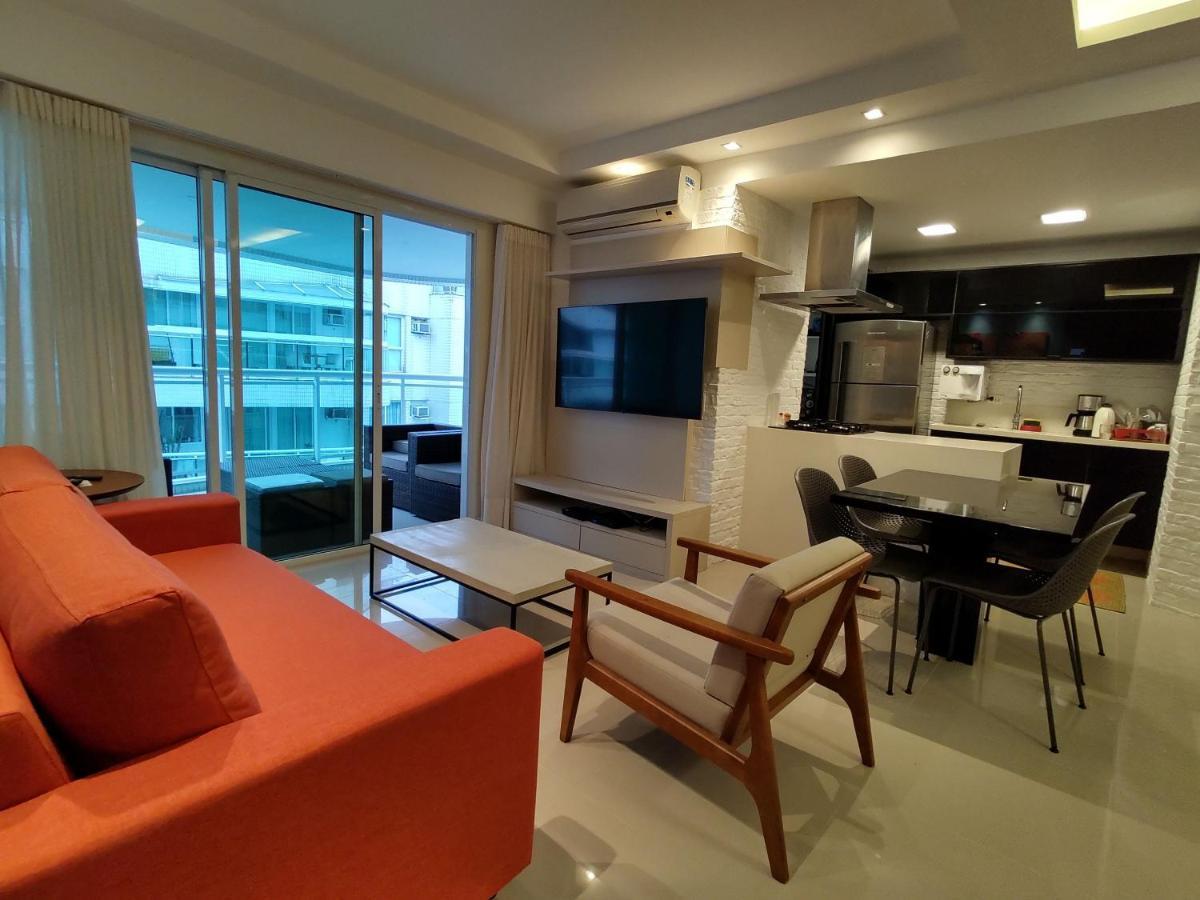 Appartement Lanai Apart Hotel, Flat Moderno Com Vista Mar No Posto 2 Da Barra B1-0031 Rio de Janeiro
