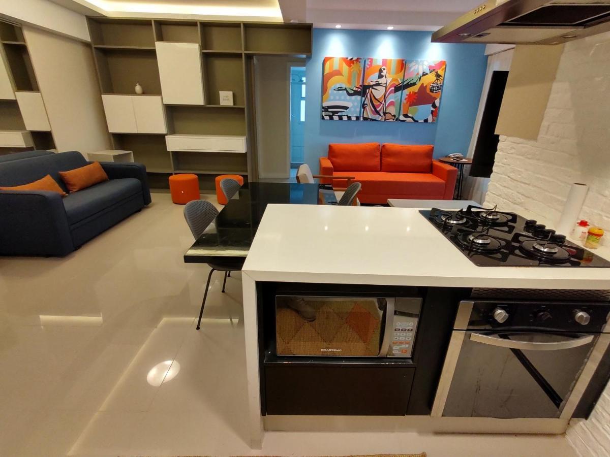 Appartement Lanai Apart Hotel, Flat Moderno Com Vista Mar No Posto 2 Da Barra B1-0031 Rio de Janeiro